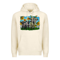 Tofu cute hempshire sheep family Premium Hoodie - LillyAllenDesigns