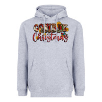 Heather Grey cowboy christmas Heavyweight Hoodie - FaDigitalArtStudio