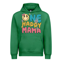 Emerald one happy mama Urban Hoodie - MaliasSmallBusiness