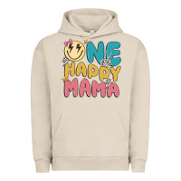 Pigment French Oak one happy mama Urban Hoodie - MaliasSmallBusiness