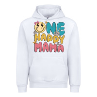 White one happy mama Urban Hoodie - MaliasSmallBusiness