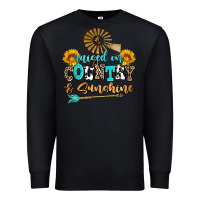 Black raised on country and sunshine Premium Sweatshirt - AdoDesignShop
