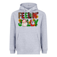 Heather Grey feelin' jolly Heavyweight Hoodie - FaDigitalArtStudio