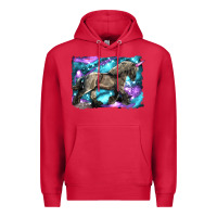 Cardinal black unicorn Premium Hoodie - LillyAllenDesigns