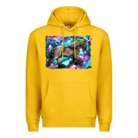 Lemon black unicorn Premium Hoodie - LillyAllenDesigns