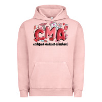 Pigment Salmon valentines day cma Urban Hoodie - MaliasSmallBusiness