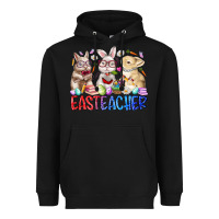 Black eastteacher Heavyweight Hoodie - RacoonDesign