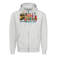 Dove Grey be nice to the bus driver its a long walk home Zipper Hoodie - texasbilliewilder
