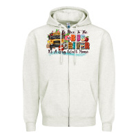 Oatmeal Heather be nice to the bus driver its a long walk home Zipper Hoodie - texasbilliewilder