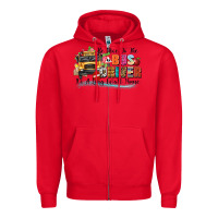 Red be nice to the bus driver its a long walk home Zipper Hoodie - texasbilliewilder
