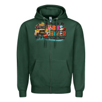 Sports Green be nice to the bus driver its a long walk home Zipper Hoodie - texasbilliewilder