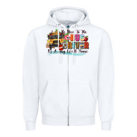 White be nice to the bus driver its a long walk home Zipper Hoodie - texasbilliewilder