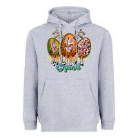 Heather Grey egg hunt squad Heavyweight Hoodie - RacoonDesign
