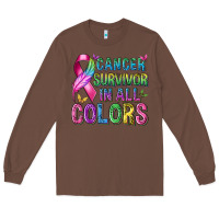 Chestnut cancer survivor in all colors Long Sleeve Tee - texasbilliewilder