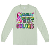 Matcha cancer survivor in all colors Long Sleeve Tee - texasbilliewilder