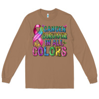 Toasted Coconut cancer survivor in all colors Long Sleeve Tee - texasbilliewilder