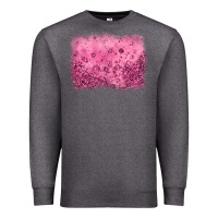 Charcoal Heather pink glitter background Premium Sweatshirt - JahusDesignShop