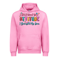 Fuchsia Pink i don't need your attitude i brought my own Urban Hoodie - MaliasSmallBusiness