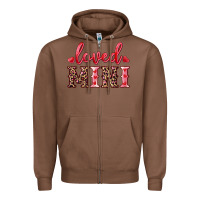 Chestnut loved mini Zipper Hoodie - RanaPortraitStore
