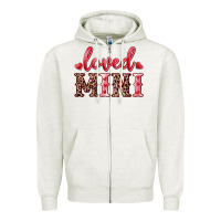 Oatmeal Heather loved mini Zipper Hoodie - RanaPortraitStore