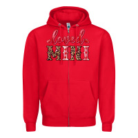 Red loved mini Zipper Hoodie - RanaPortraitStore
