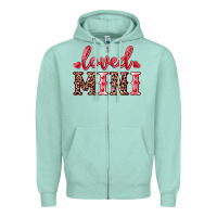 Seafoam loved mini Zipper Hoodie - RanaPortraitStore