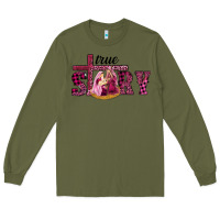 Army Green Pink Christmas true story holy family Long Sleeve Tee - RanaPortraitStore