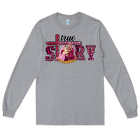 Heather Grey Pink Christmas true story holy family Long Sleeve Tee - RanaPortraitStore