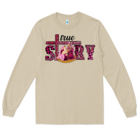 Mushroom Pink Christmas true story holy family Long Sleeve Tee - RanaPortraitStore