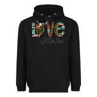Black lov of thecows Heavyweight Hoodie - CowhideDigitalArt
