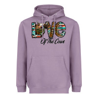 Lavender lov of thecows Heavyweight Hoodie - CowhideDigitalArt