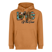 Meerkat lov of thecows Heavyweight Hoodie - CowhideDigitalArt