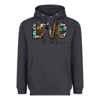 Smoke lov of thecows Heavyweight Hoodie - CowhideDigitalArt