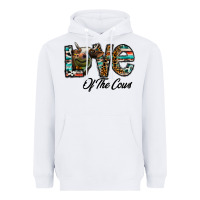 White lov of thecows Heavyweight Hoodie - CowhideDigitalArt