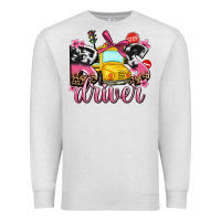Oatmeal Heather bus driver Premium Sweatshirt - AdoDesignShop