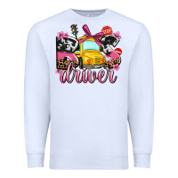 White bus driver Premium Sweatshirt - AdoDesignShop