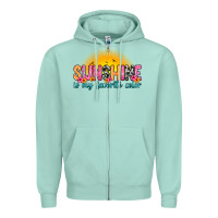 Seafoam sunshine is my favorite color Zipper Hoodie - Zillion Design Studio