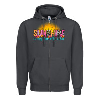 Smoke sunshine is my favorite color Zipper Hoodie - Zillion Design Studio