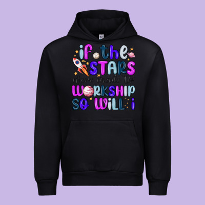 If The Stars Were Made To Worship So Will I Urban Hoodie Designed By Maliassmallbusiness
