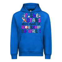Cobalt if the stars were made to worship so will i Urban Hoodie - MaliasSmallBusiness