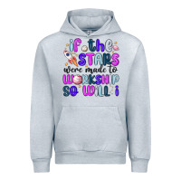 Heather Grey if the stars were made to worship so will i Urban Hoodie - MaliasSmallBusiness