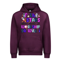 Mauve Wine if the stars were made to worship so will i Urban Hoodie - MaliasSmallBusiness