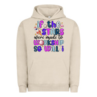 Pigment French Oak if the stars were made to worship so will i Urban Hoodie - MaliasSmallBusiness