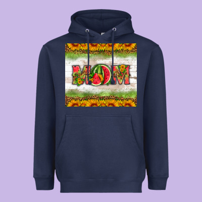 Mom Watermelon Heavyweight Hoodie Designed By Hra Design Shop
