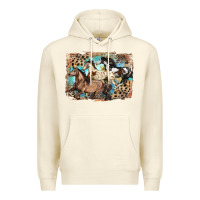 Sandshell 3 western horses running free Premium Hoodie - LillyAllenDesigns