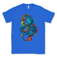 True Royal Blue dragon Classic Tee - RanaPortraitStore