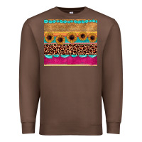 Chestnut leopard sunflower gemstone Premium Sweatshirt - JahusDesignShop
