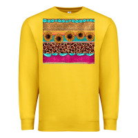 Lemon leopard sunflower gemstone Premium Sweatshirt - JahusDesignShop