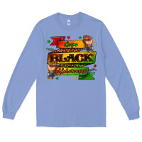 Colony Blue dope black phlebotomist juneteenth Long Sleeve Tee - texasbilliewilder