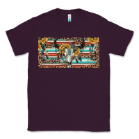 Plum Boho bull skull and serape Classic Tee - RanaPortraitStore